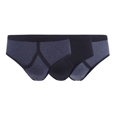 The Collection Big and tall pack of four navy briefs